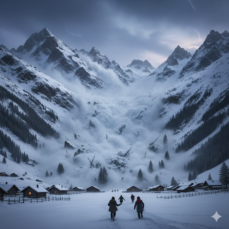 7. Çığ: Dağların Beyaz Felaketi